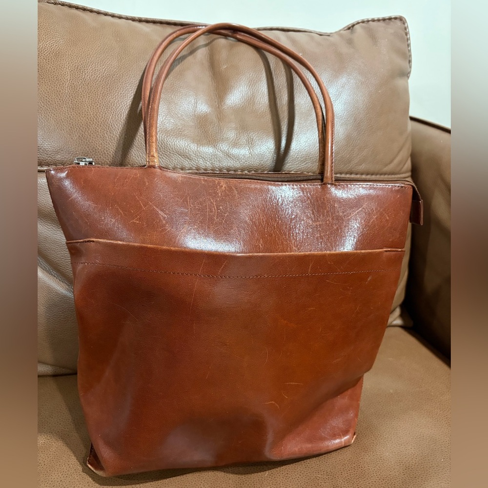 HOBO brown Leather shoulder bag